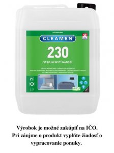 CLEAMEN 230 - Strojné umývanie riadov