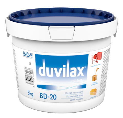 DUVILAX BD-20 - Lepidlo do stavebných zmesí biela 3 kg