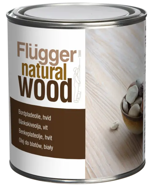 E-shop NATURAL WOOD - Olej na drevený nábytok a pracovnú dosku bezfarebný 0,75 L
