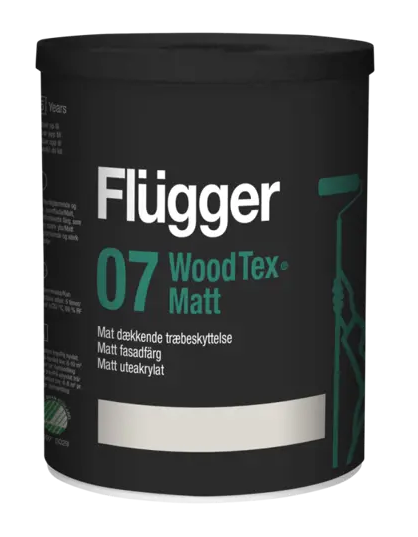 WOOD TEX 07 MATT - Matný krycí náter na drevo čierna 0,75 L