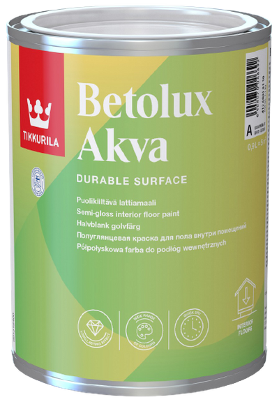 E-shop BETOLUX AKVA - Vodou riediteľná farba na podlahy TVT X420 - maiden 2,7 L