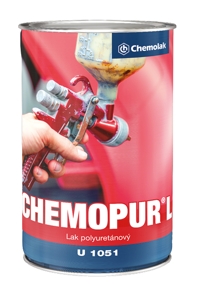 E-shop CHEMOPUR U 1051 - Polyuretánový lak na emaily a metalízy bezfarebný 0,6 L