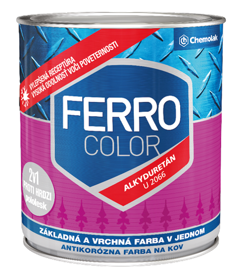 FERRO COLOR U 2066 - Syntetická farba 2v1