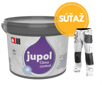 JUPOL Clima Control - silikátová vnútorná farba zachytávajúca formaldehyd