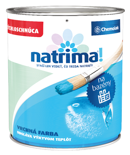 NATRIMA - Syntetická farba na bazény