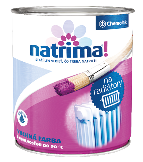 NATRIMA - Vrchná farba na radiátory