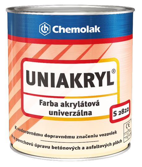 UNIAKRYL S 2822 - Farba na vodorovné dopravné značenie