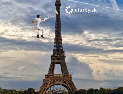 Budeme natierať Eiffelovu vežu v Paríži!