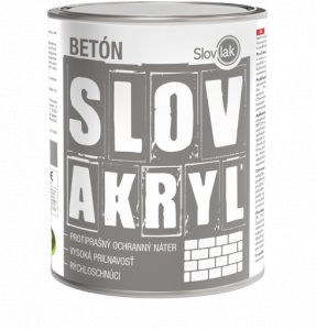 SLOVAKRYL BETÓN - Vodou riediteľná farba na betón