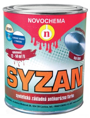 SYZAN - Základná syntetická farba 0840 - červenohnedá 0,9 kg