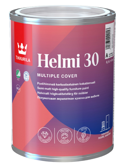 E-shop HELMI 30 - Akrylová nábytková farba Q829 - nuotio 0,9 L