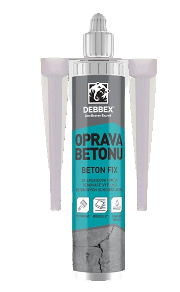 E-shop DEBBEX BETON FIX - Oprava betónu šedá 0,48 kg