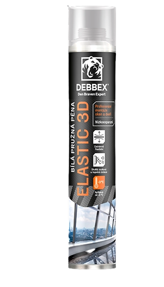 E-shop DEBBEX PLASTIC 3D - Pružná 3D pena biela 0,75 L