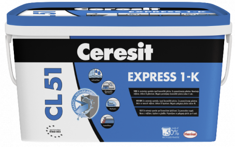 CERESIT CL 51 EXPRESS 1 K - Jednozložková hydroizolačná hmota