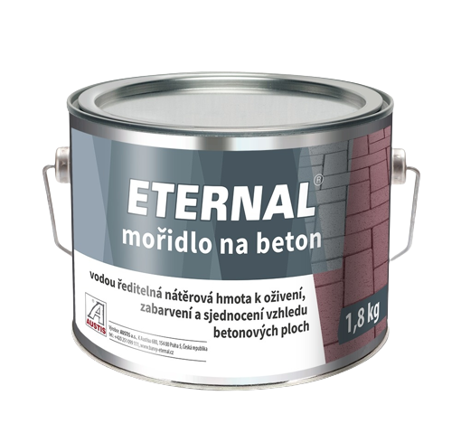 E-shop ETERNAL - Moridlo na betón moridlo - antracit 1,8 kg