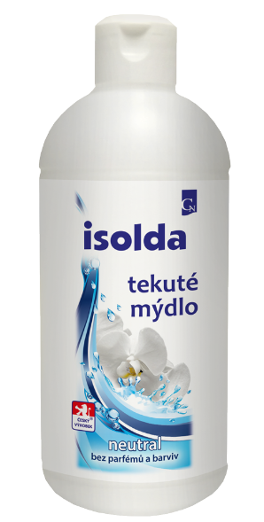 E-shop ISOLDA NEUTRAL - Tekuté mydlo bez farbív a parfému 0,5 L