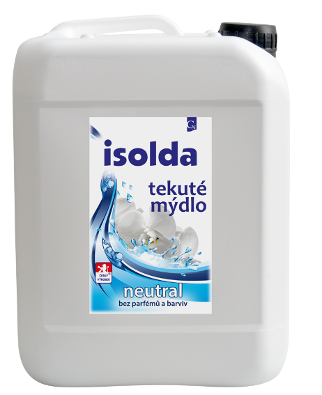E-shop ISOLDA NEUTRAL - Tekuté mydlo bez farbív a parfému 5 L