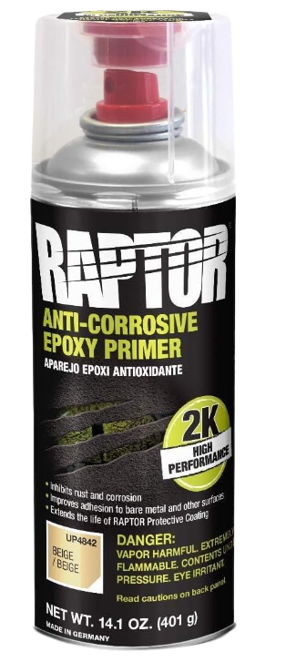 RAPTOR - Antikorózny epoxidový základ v spreji béžová 0,4 L