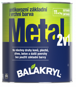 BALAKRYL METAL 2v1 - Antikorózna farba na kov