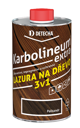 Karbolineum Extra 3v1 - olejová lazúra na drevo