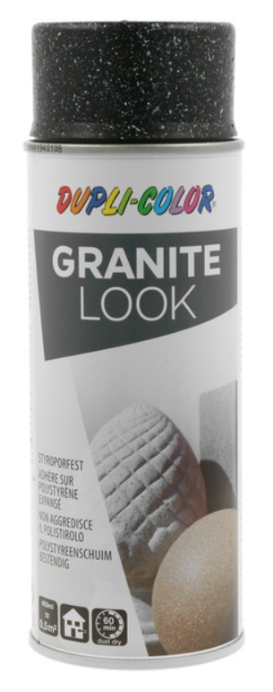 DC GRANITE LOOK - Dekoračný sprej s granitovým efektom čierna granitová 0,4 L