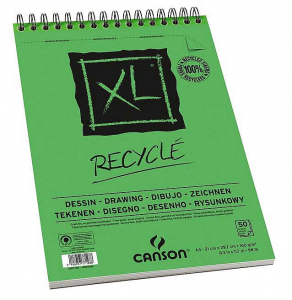 CANSON XL RECYCLÉ - Skicár s papierom z recyklovaných vlákien
