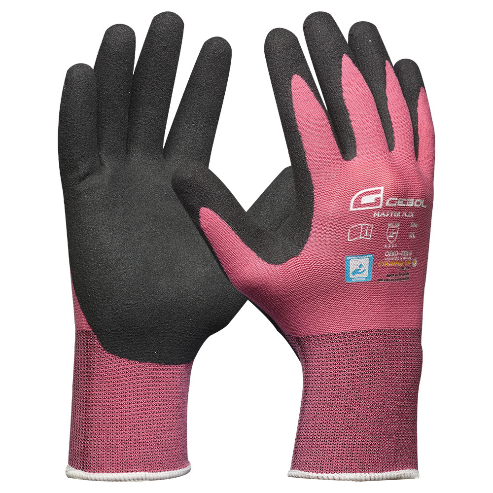 E-shop GEBOL - Dámske pracovné rukavice MASTER FLEX LADY č. 6