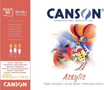CANSON ACRYLIC - Skicár pre akrylové farby
