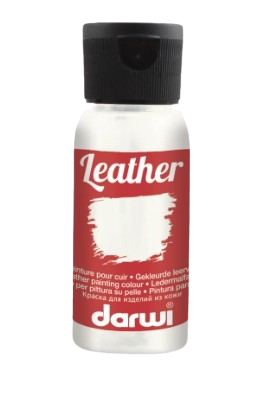 DARWI LEATHER - Farba na kožu biela (420050010) 0,05 L