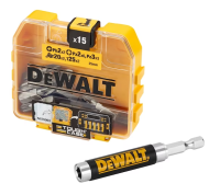 DeWALT DT71511 -  Sada skrutkovacích bitov s magnetickým nadstavcom 16 ks