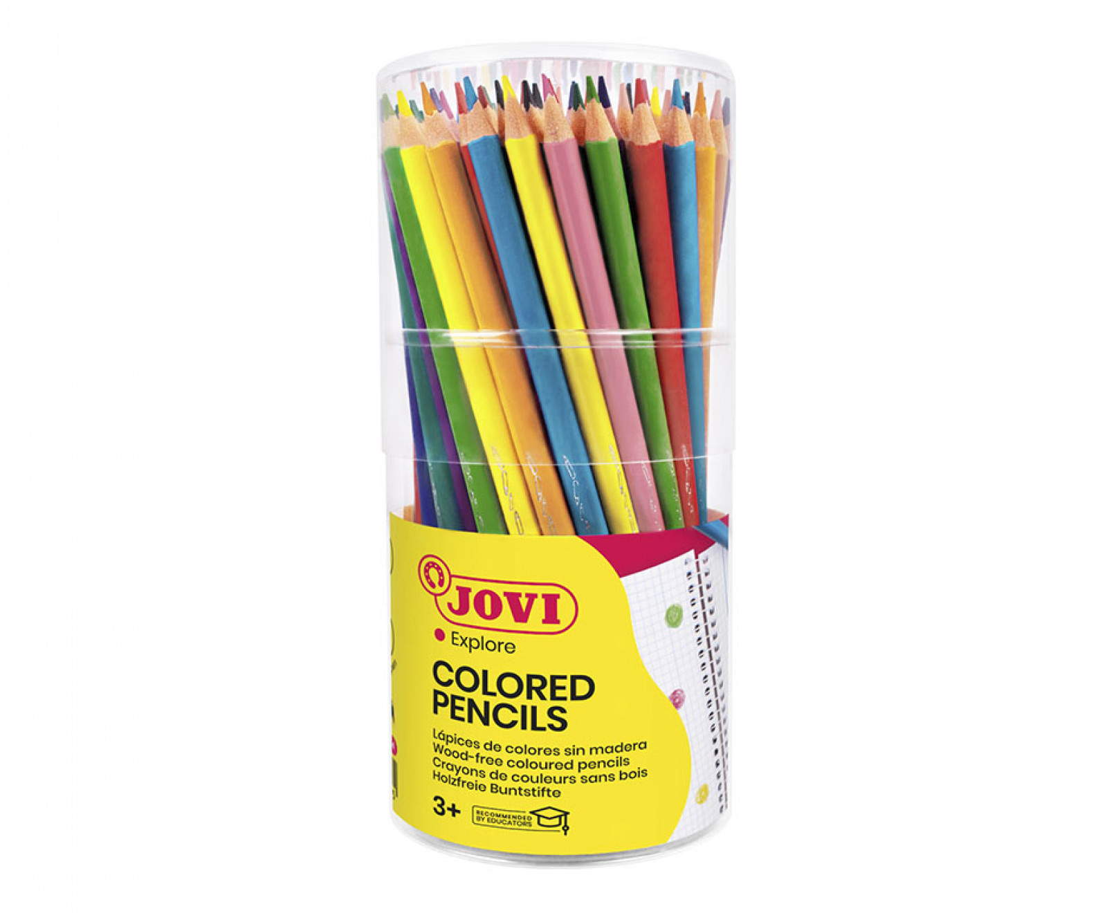 E-shop JOVI - Bezdrevné trojhranné pastelky 84 ks (12 farieb)