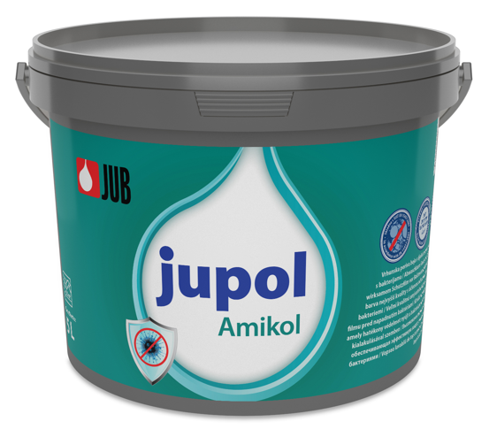 JUPOL AMIKOL - Vnútorná latexová farba proti mikróbom biela 5 L