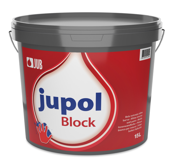 JUPOL BLOCK - Špeciálna interiérová farba na blokovanie fľakov 15 L