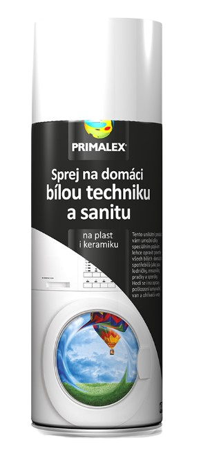 E-shop PRIMALEX - Sprej na sanitu a bielu techniku biela 0,4 L
