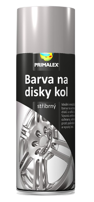 E-shop PRIMALEX - Farba na disky kolies v spreji strieborná 0,4 L