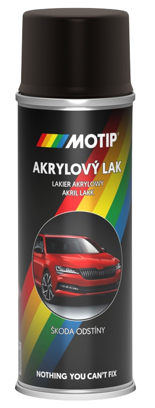 E-shop AUTOSPREJ ŠKODA - Farba na auto v spreji AC0199 - čierna matná 0,2 L