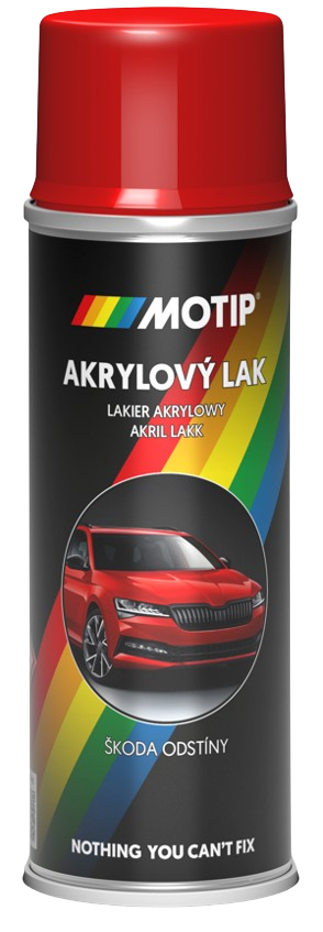 AUTOSPREJ ŠKODA - Farba na auto v spreji AC8180 - červená rallye 0,2 L