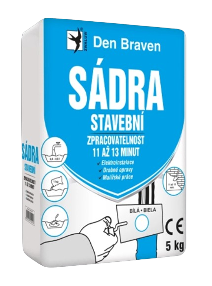 DEN BRAVEN - Stavebná sadra