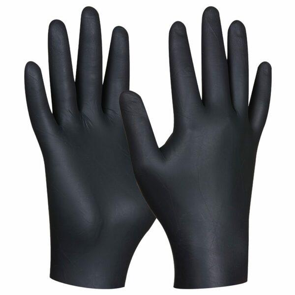 GEBOL - Jednorázové rukavice BLACK NITRIL č. S 80 ks
