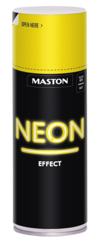 E-shop MASTON NEON - Neónové farby v spreji žltý 400 ml