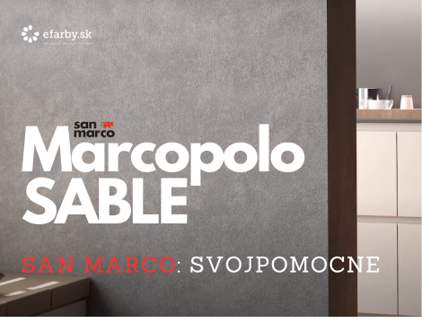San Marco Marcopolo SABLE - Návod na svojpomocné vymaľovanie