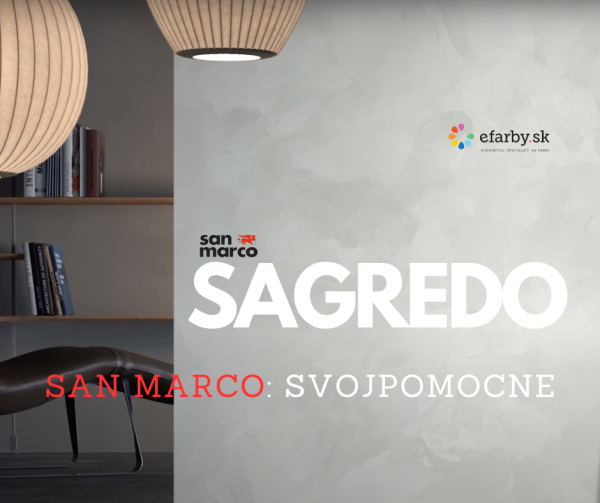 San Marco SAGREDO - Návod na svojpomocné vymaľovanie