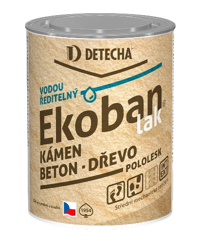 E-shop DETECHA Ekoban lak - lak na kameň, betón a drevo bezfarebný 5 kg