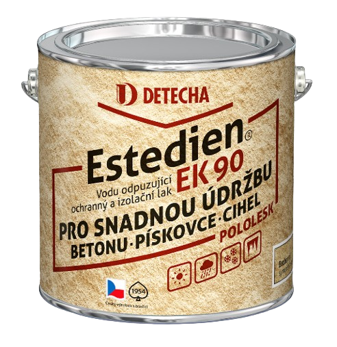 E-shop DETECHA Estedien EK 90 - penetračný a izolačný lak na betón bezfarebný 4 kg