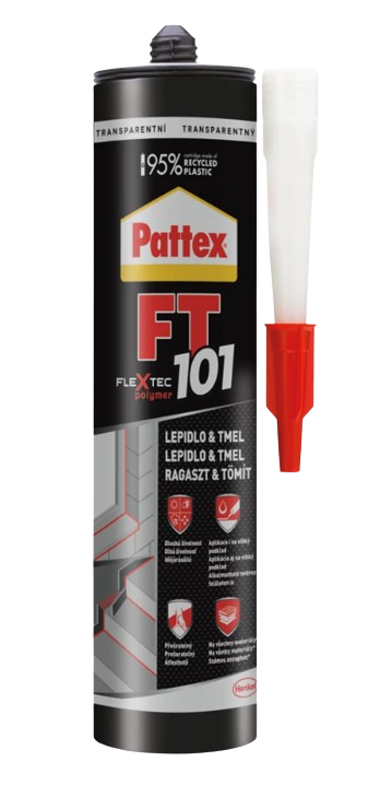 E-shop PATTEX FT101 - Elastický lepiaci tmel biela 0,28 L