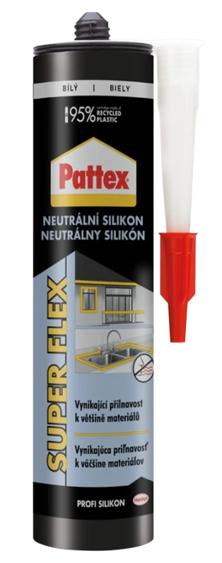 PATTEX - Neutrálny silikón transparentná 0,28 L