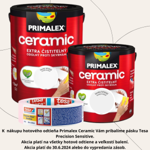 Primalex Ceramic - čistiteľná interiérová farba