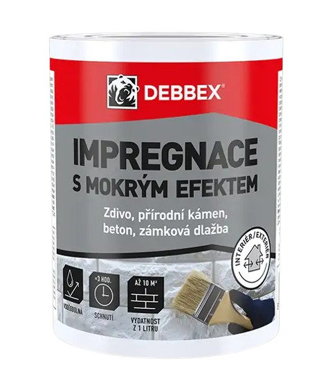 DEBBEX - Impregnácia na murivo s mokrým efektom