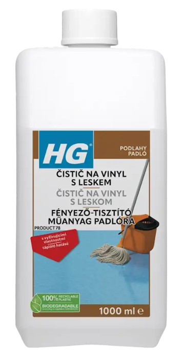 HG 118 - Vyživujúci čistič s leskom na podlahy z umelých materiálov 1 L