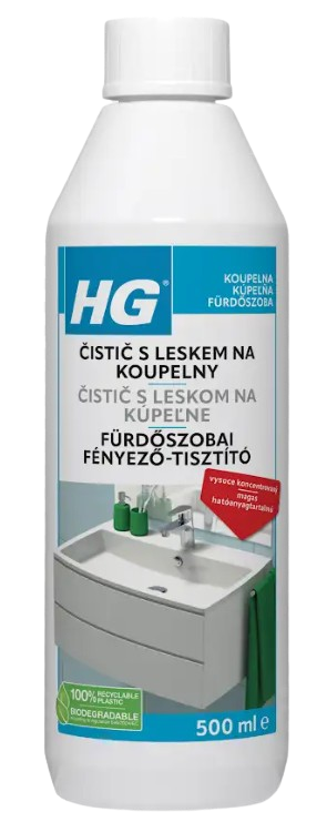 HG 145 - Čistiaci prostriedok na lesklé sanitárne povrchy 0,5 L